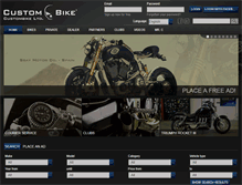 Tablet Screenshot of custom-bike.com